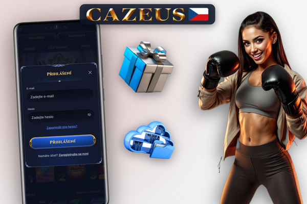 Způsoby registrace v Cazeus Casinu včetně výběru měny CZK a promo kódu