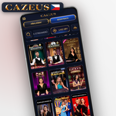 Rychlé vklady kartou i kryptoměnou přes Cazeus Casino mobilní aplikaci