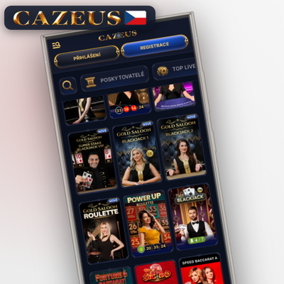 Více než 8 000 slotů a jackpotů v mobilní aplikaci Cazeus Casino