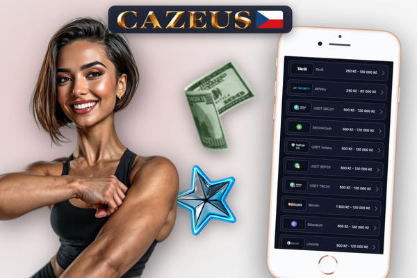 Srovnání výběru výher kryptoměnou a kartou v Cazeus Casino – rychlost rozhoduje